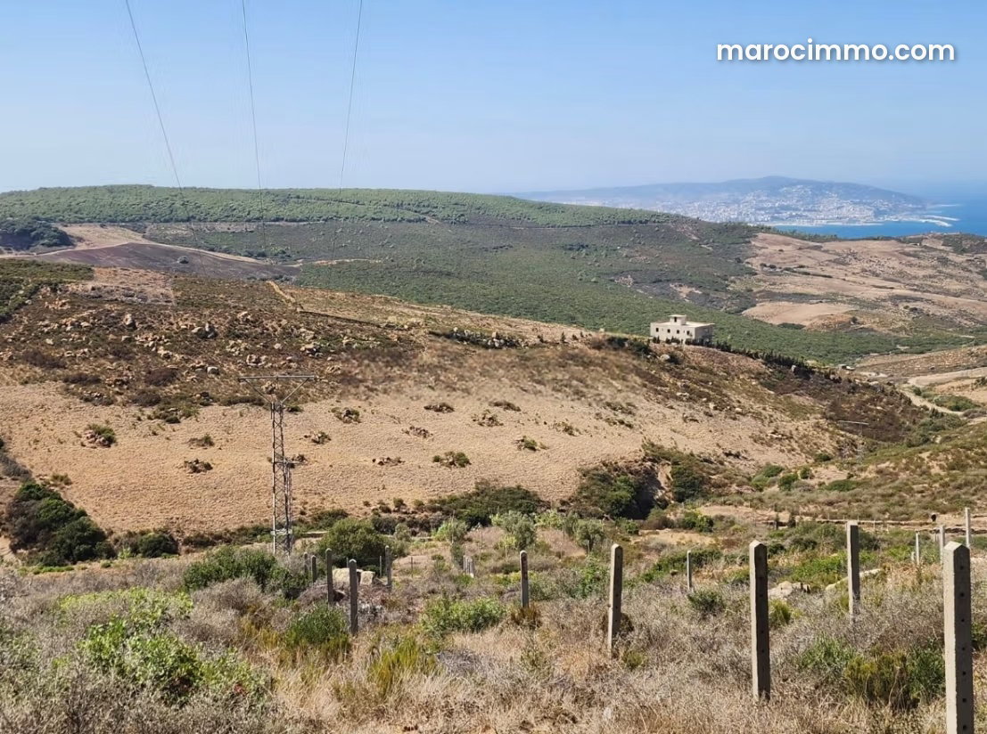 9,000 m² Plot in Malabata, Tangier | Sea Views and Tourism Project — Tangier