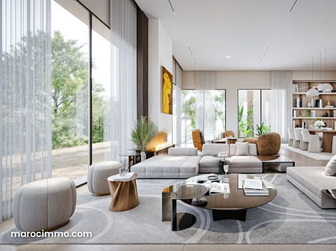 1,000 m² Villa on Route d’Ourika, Marrakech, Facing the Atlas Mountains — Marrakesh