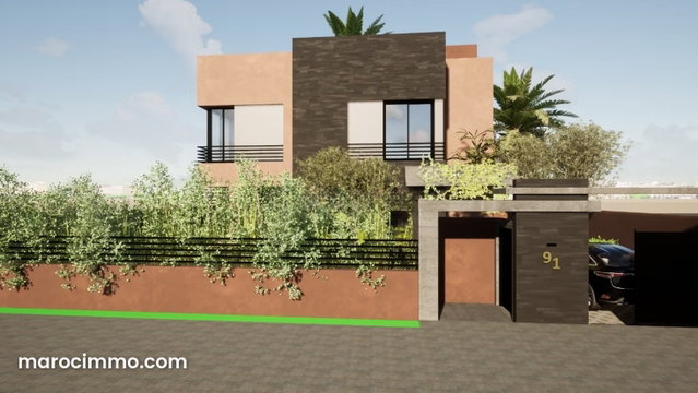 412m2 Land with VNA / Amizmiz Road Lotissement — 2
