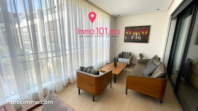 Location duplex meublé à l’Orangeraie – Souissi — 3