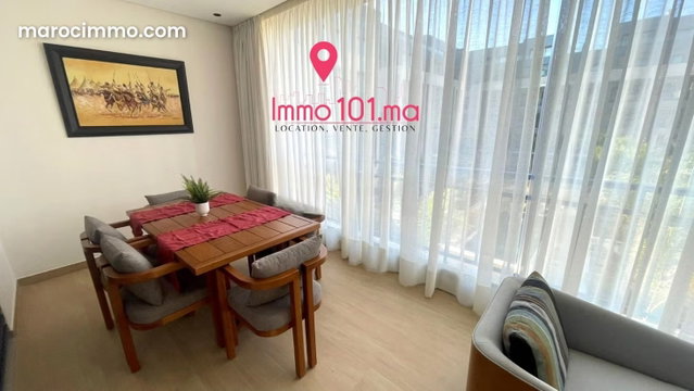 Location duplex meublé à l’Orangeraie – Souissi — 2