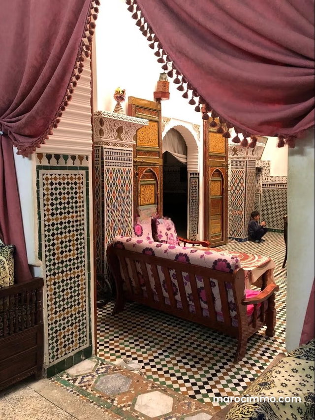 Salon avec décoration mar — 2