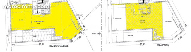 244 m2 Commercial Space for Rent on Route d'El Jadida — 2