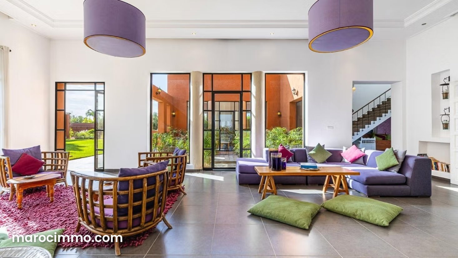 Villa 450 m² sur 1,1 hectare, Route d'Amezmiz, Marrakech — Marrakech