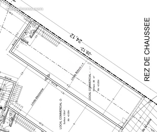 Local commercial EXLUSIF 133 m² RIVIERA BD GHANDI — 2