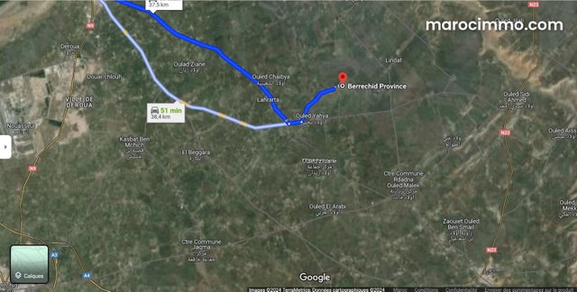 Terrain Agricole de 2,5Ha à Vendre à Oulad Zidane — 2