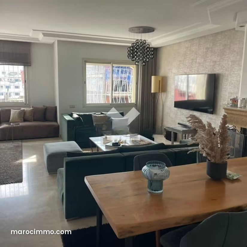 Appartement meublé 146 m² à louer quartier CIL Casablanca — Casablanca