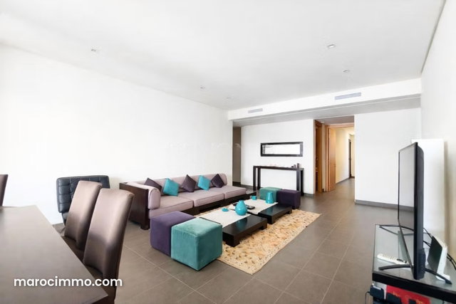 Location luxueux Appartement Meublé 2chambres 144m2 avec terrasse pied dans l'eau, Ain diab — 2