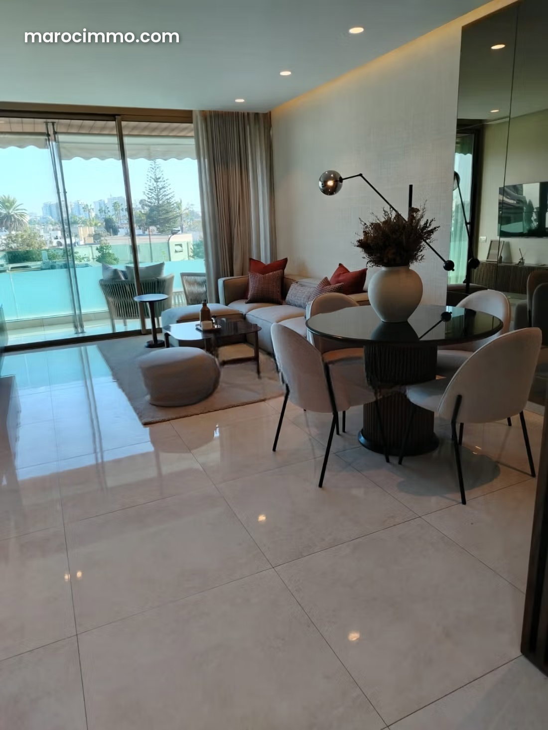 Furnished Apartment with Terrace, Anfa, Casablanca — Casablanca