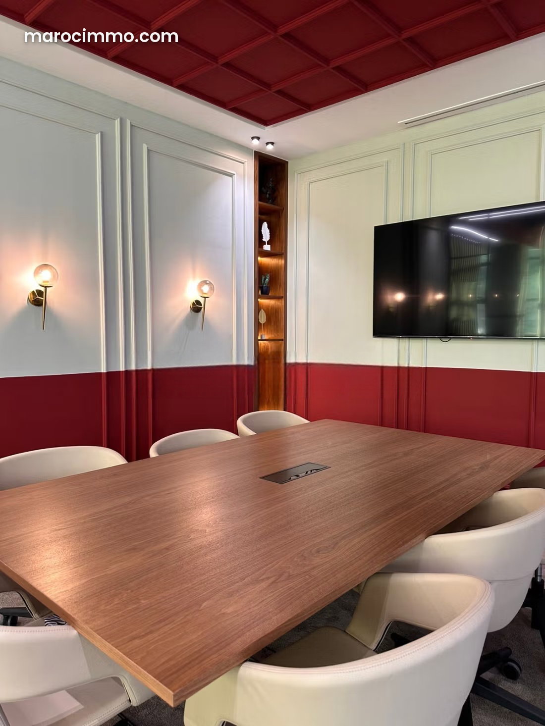 130 sqm office in Sidi Maarouf, Casablanca, ready for immediate use — Casablanca