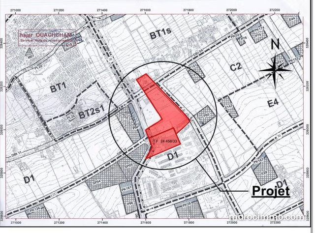 Terrain d’angle 407m² – Dar Bouazza — 2