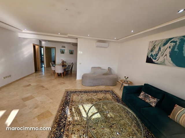 Bel appartement en location à El Mansouria. Surface de 90 m². Concierge et climatisation — 2