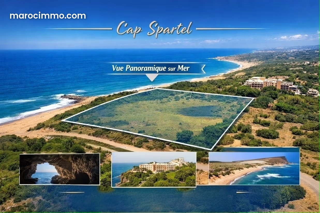 Terrain 12 000 m² vue mer, Cap Spartel, Tanger à vendre — Tanger