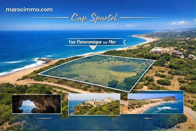 Exceptional Tourist Land for Sale at Cap Spartel — Tangier