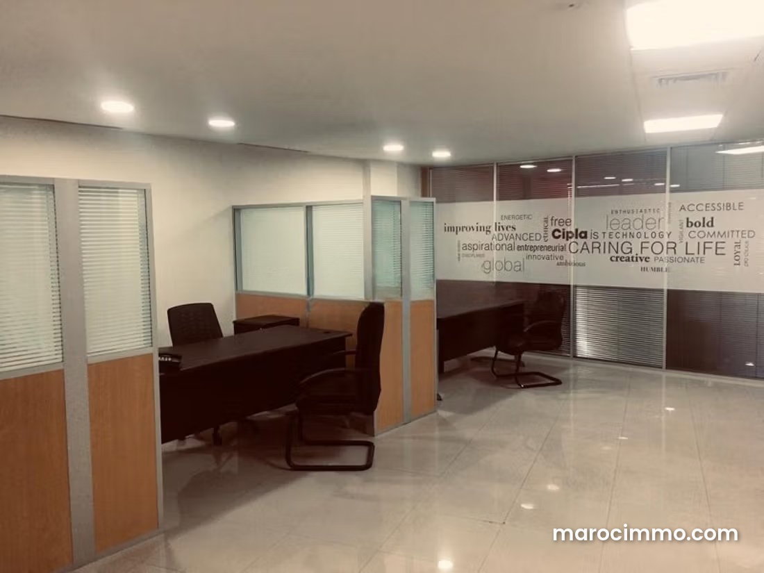 180 sqm Office for Rent, Fonciere, Casablanca, Modern Building — Casablanca