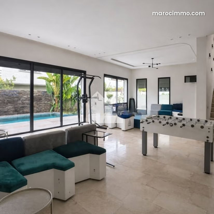 New 375 sqm villa with 4 bedrooms for rent in Californie, Casablanca — Casablanca