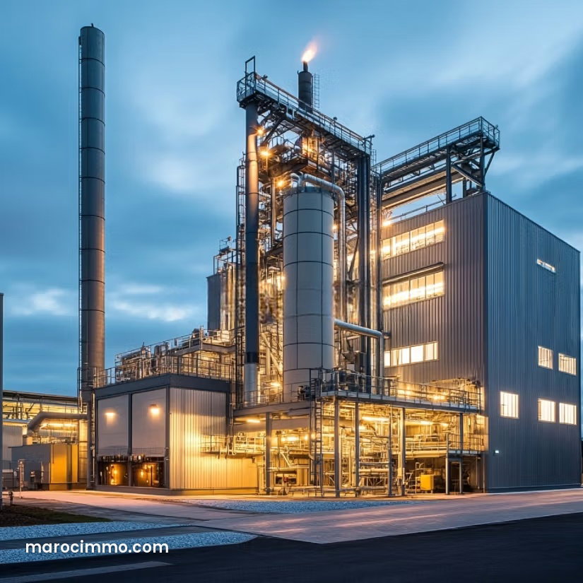 1,300 sqm Industrial Building for Lease in Mohammedia Industrial Zone — Mohammedia