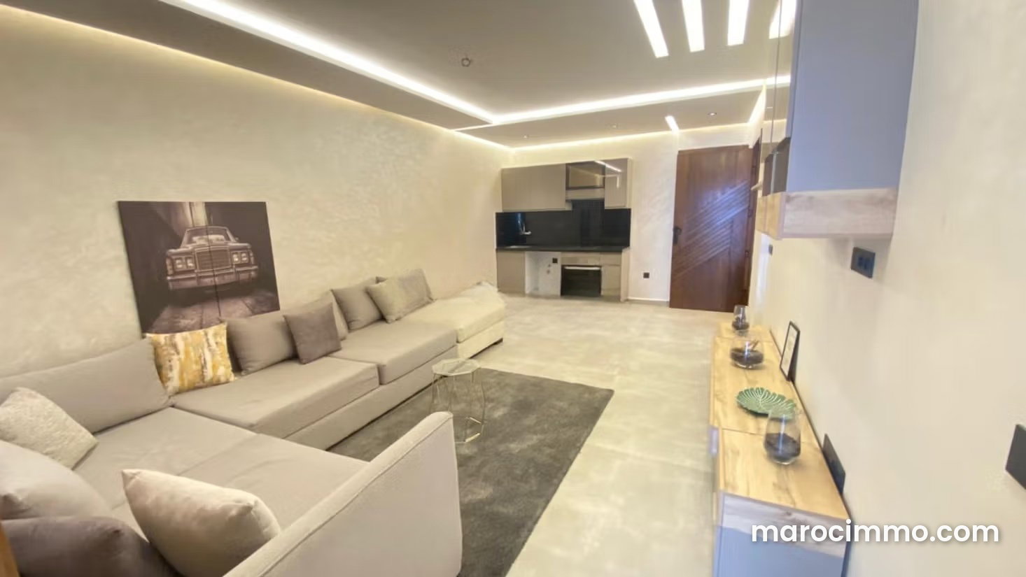 New 54 sqm Apartment with Terrace and Garage, Hospitals District — Casablanca