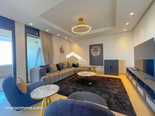Appartement à louer à Ain Diab. 3 belles chambres. Meublé — 3