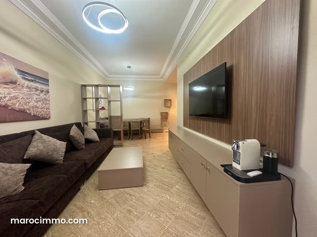 Furnished apartment with terrace for rent in Bourgogne, Casablanca — Casablanca