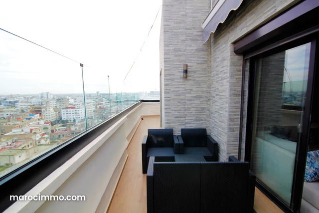 Anfa luxueux meuble 135 m² neuf 2 ch terrasse — Casablanca
