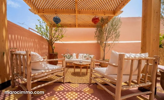 Joli riad 4 ch à vendre Mellah Médina — 2