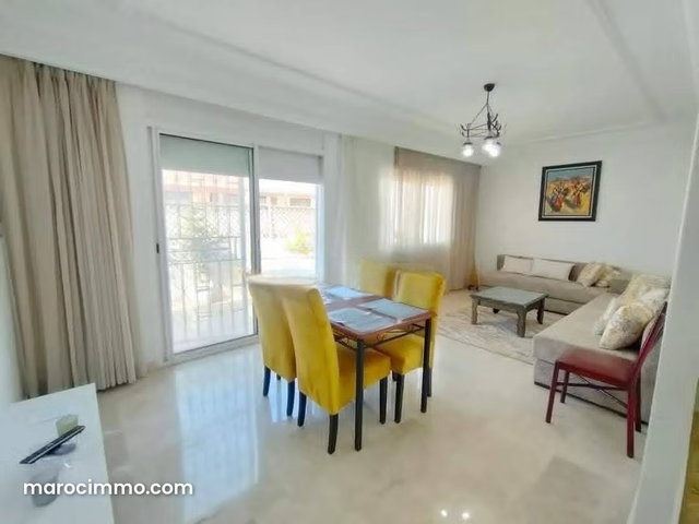 Furnished Apartment with Terrace in Bourgogne Zerktouni — 3