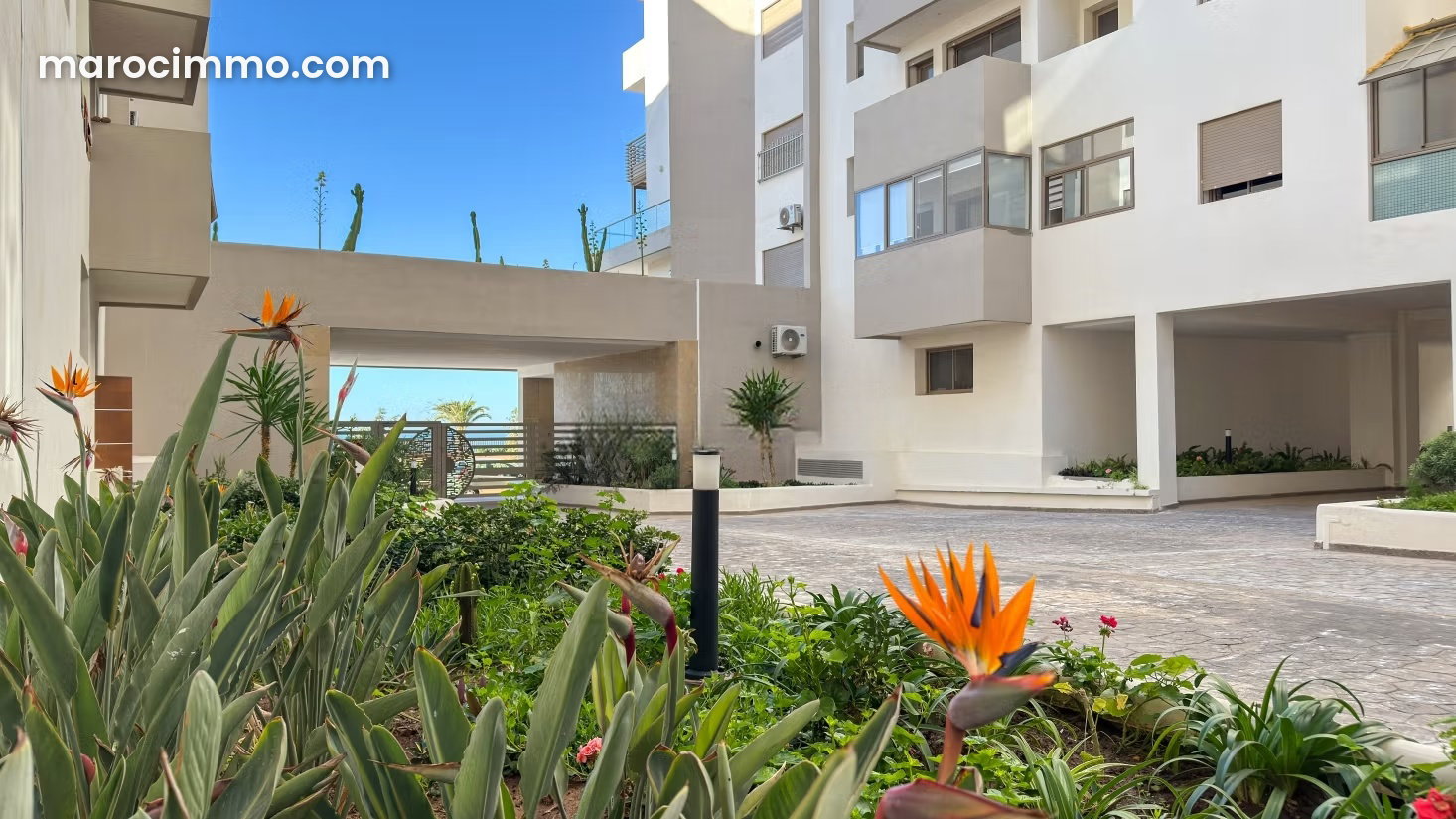 Appartement meublé vue mer à Anza, Agadir, 63 m², à louer — Agadir