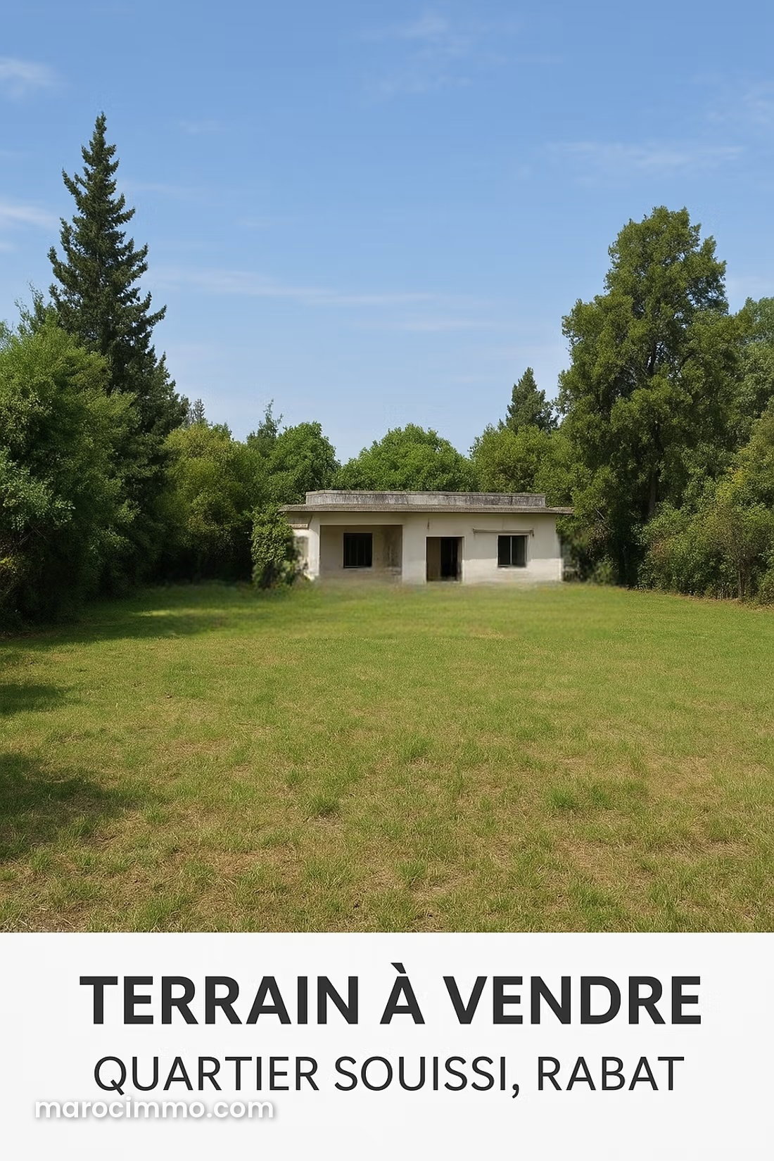 Terrain 1800 m² à Souissi, Rabat, secteur résidentiel prisé — Rabat