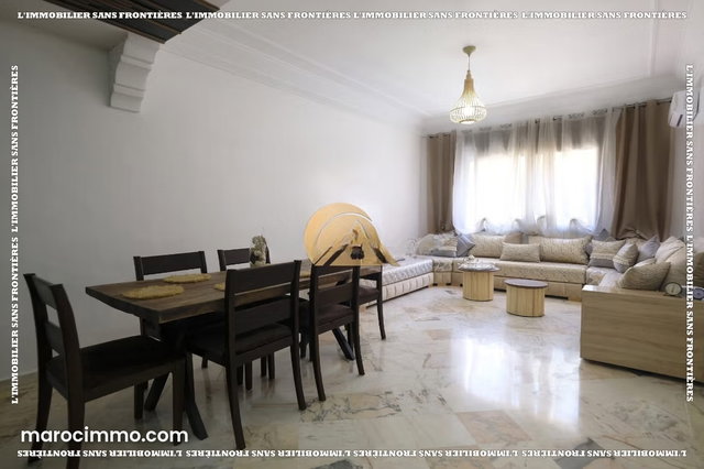 Appartement meublé à louer — piscine collective Guéliz, Marrakech — 5