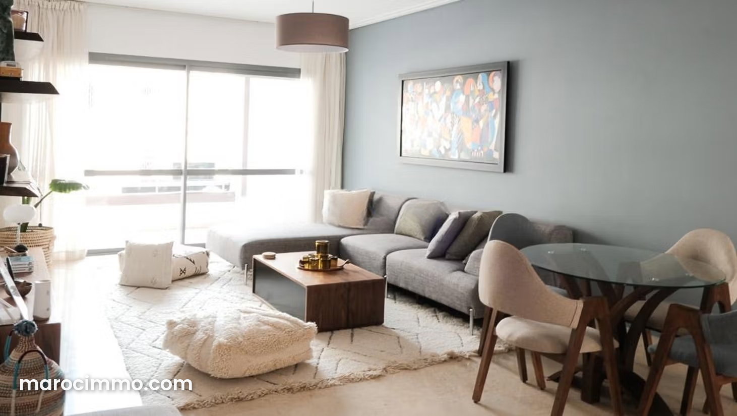 3-Bedroom Apartment with Garage in Maârif Extension, Casablanca — Casablanca