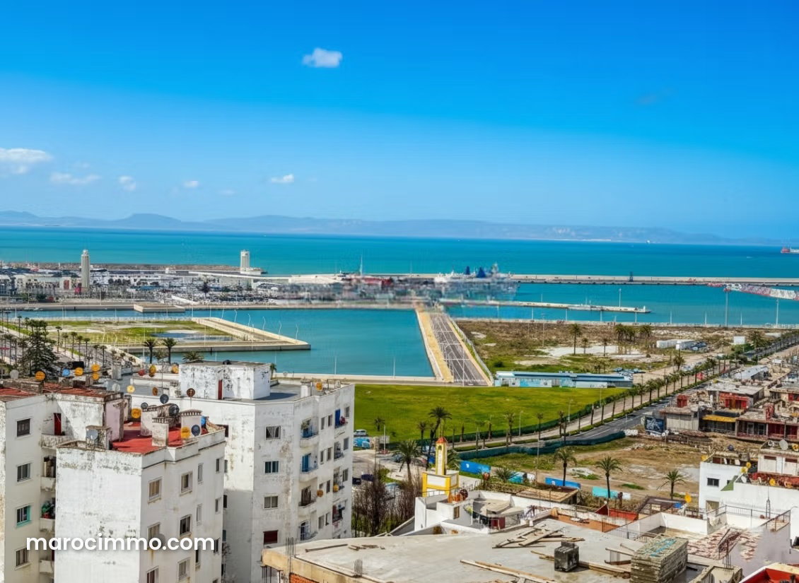 98 m² Apartment with Sea and Mountain Views for Sale in Central Tangier — Tangier