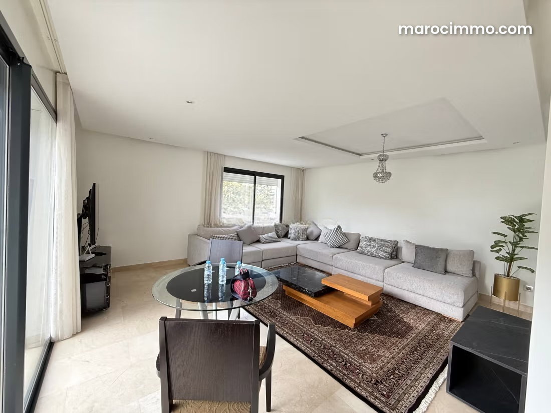 Furnished 150 m² Apartment, 3 Bedrooms, Hay Riad, Rabat — Rabat