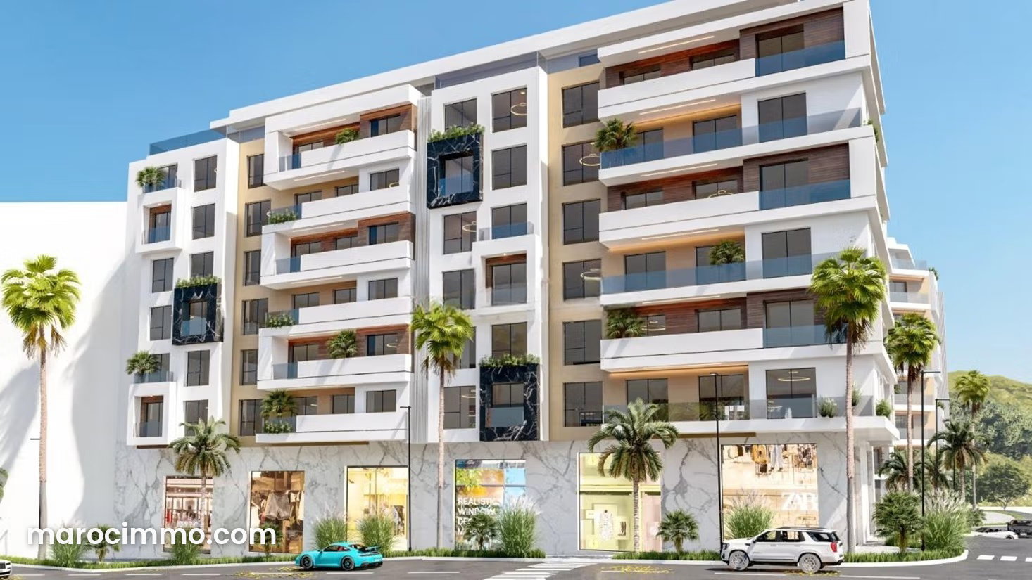 3-Room Apartment in Ziatene, Tangier, with Garage and Elevator — Tangier