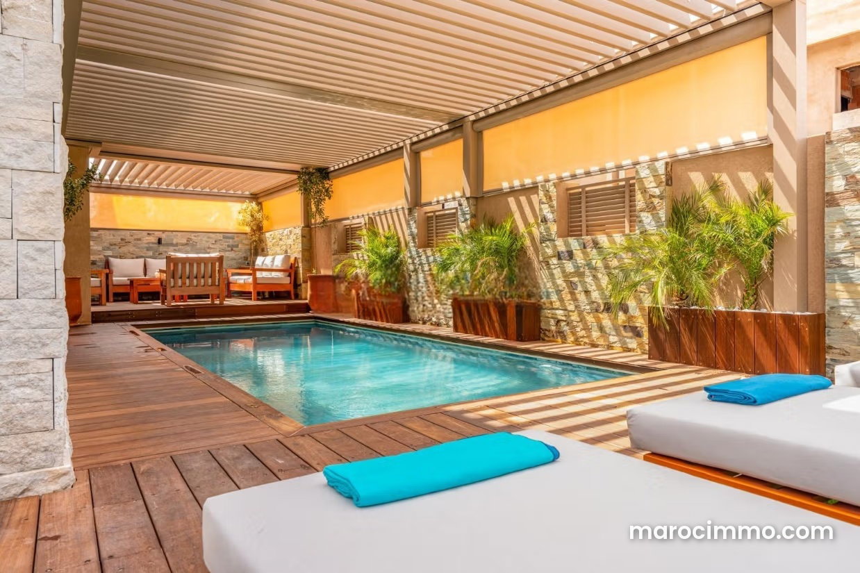 Furnished 450 sqm Villa with Pool and Atlas Views, Agdal, Marrakech — Marrakesh