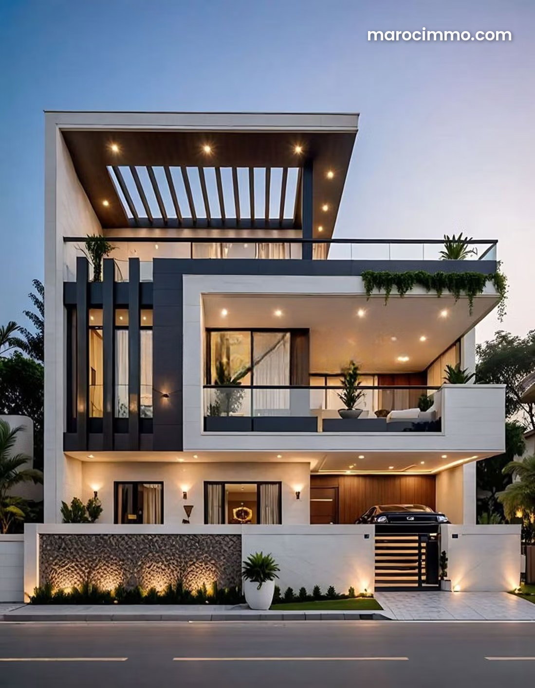 487 m² Corner Plot on Route d'Amezmiz, Marrakech — Marrakesh