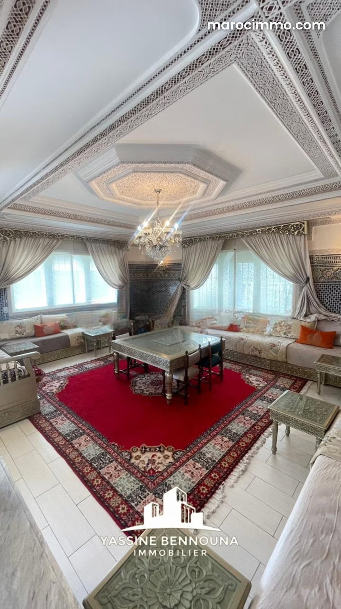 660 m² Villa with Pool and Garden, Central Tangier — Tangier