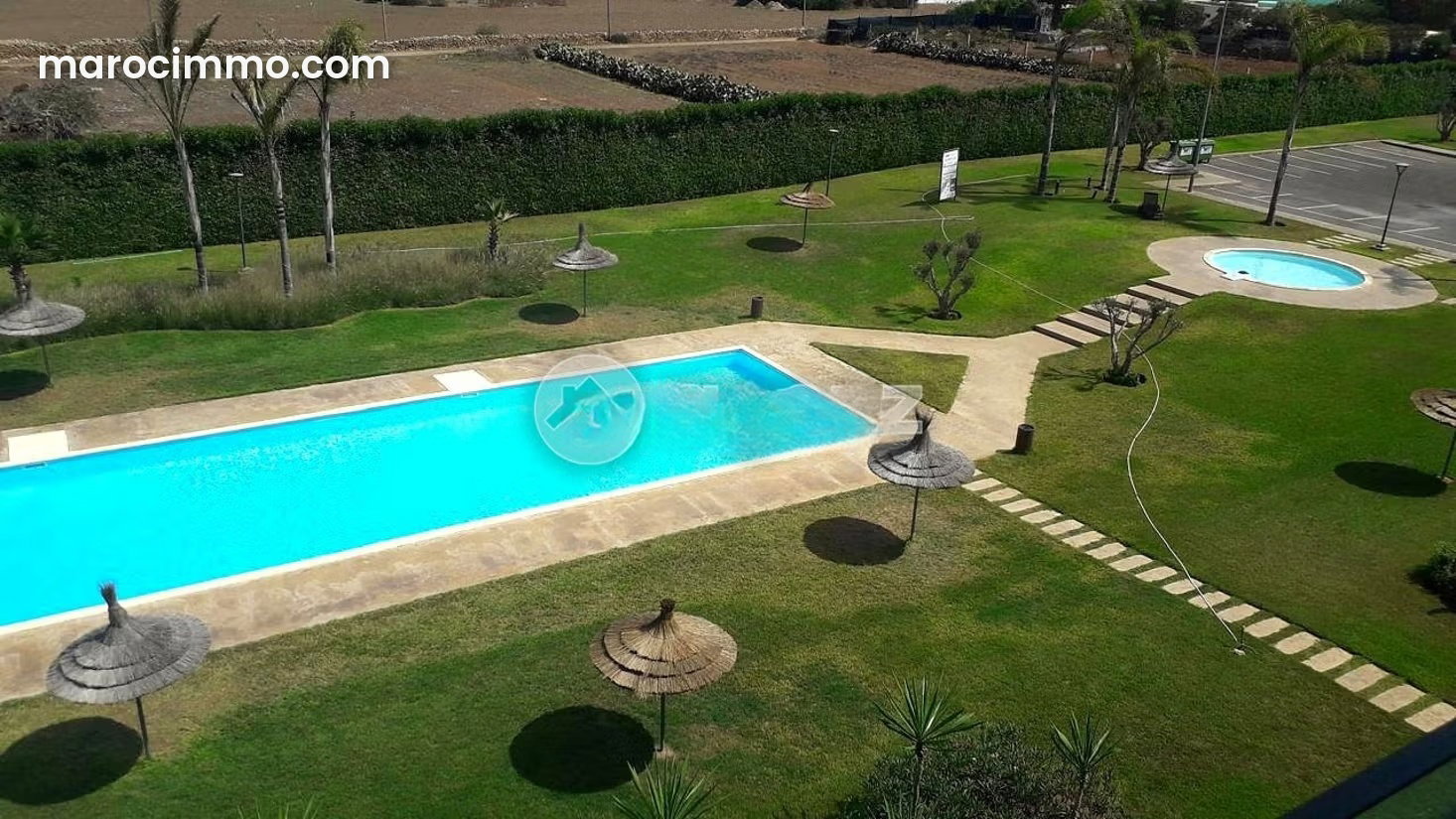 3-Bedroom Apartment with Pool and Garden in Dar Bouazza — Dar Bouazza