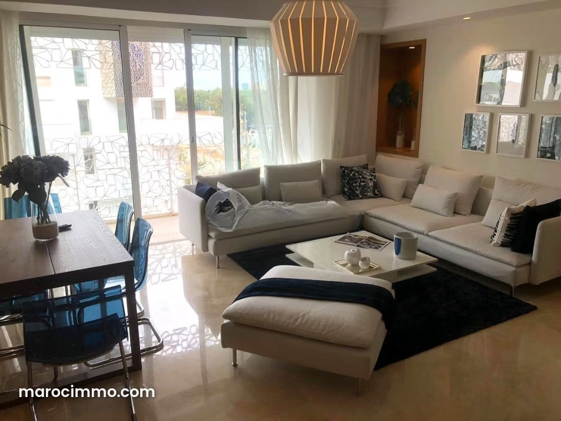 Furnished 137 sqm Apartment, 2 Suites, Casablanca Finance City — Casablanca