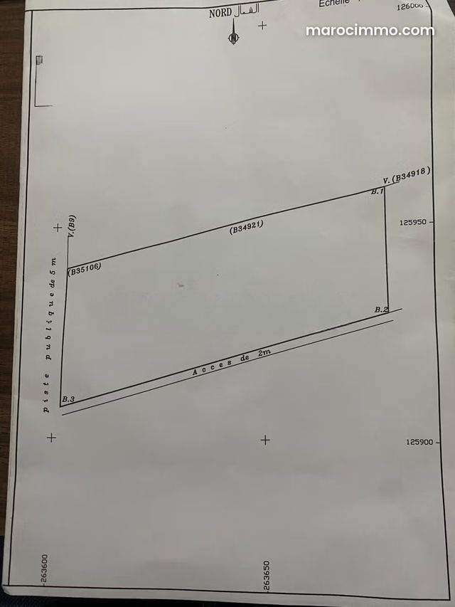 Vente Terrain nu à route de casablanca — Marrakech