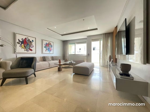 À louer – Appartement meublé à Hay Riad — Rabat