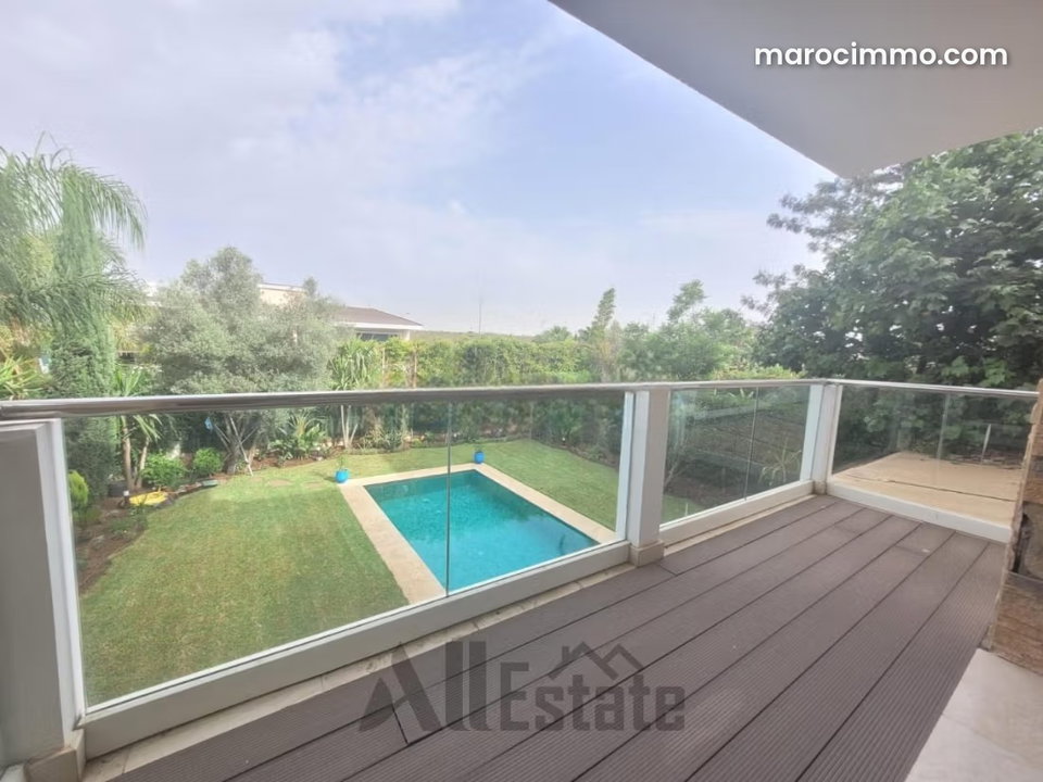 Appartement vide à louer Rési Palmerie bouskoura
