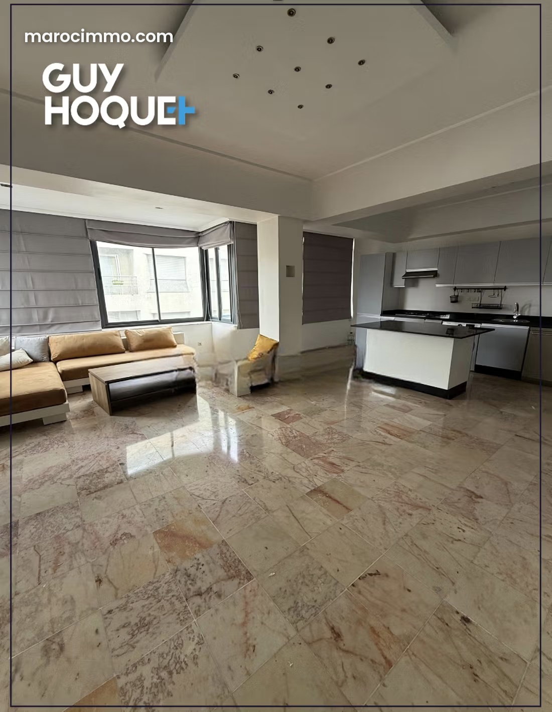 189 m² Dual-Loft Apartment in the Heart of Maarif, Casablanca — Casablanca