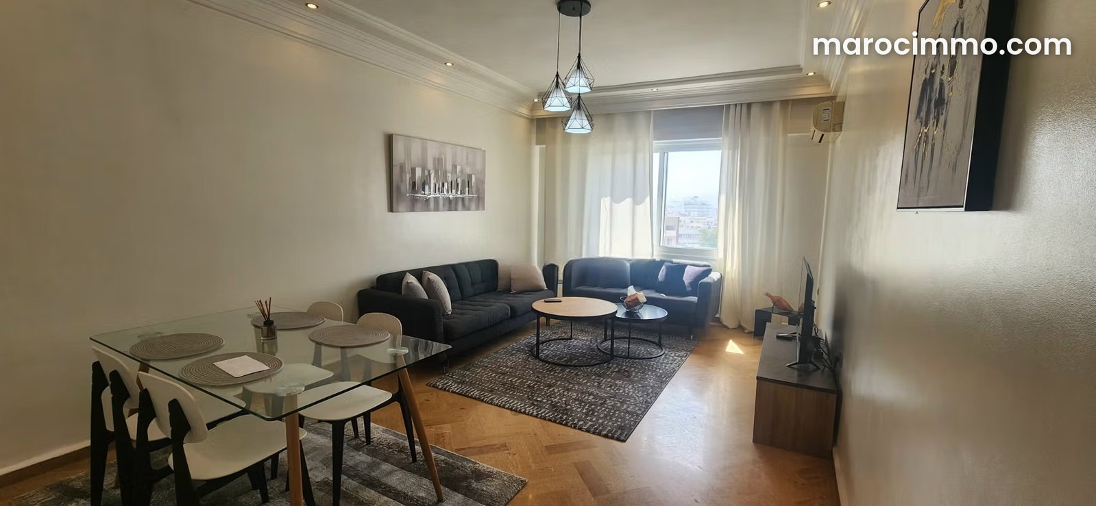 Furnished 2-Bedroom Apartment with Terrace, Gauthier, Casablanca — Casablanca