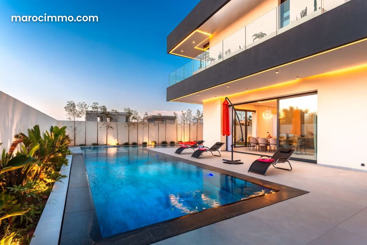 Luxury Villa with Swimming Pool on the Ourika Road in Marrakech — Marrakesh
