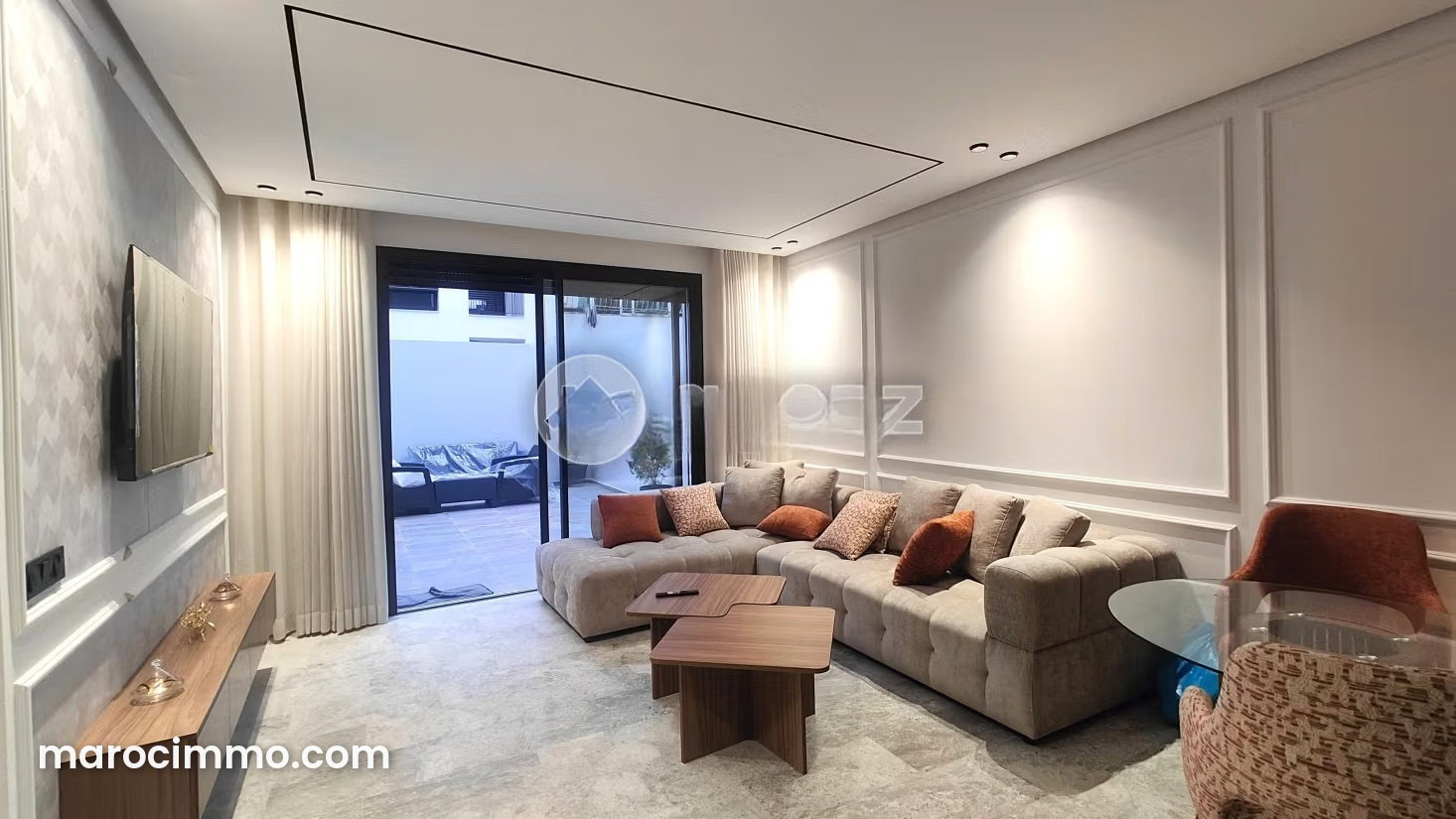Furnished 73 m² apartment, Casablanca Finance City, for rent — Casablanca