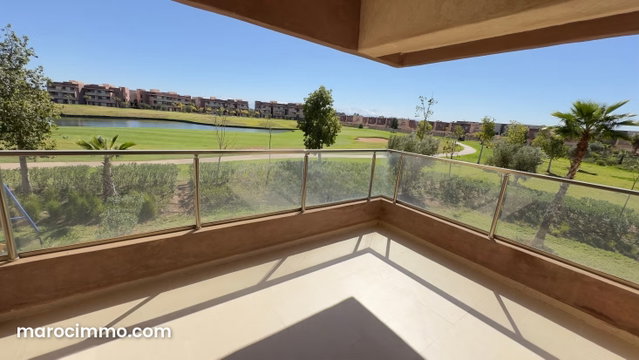 Appartement 3 chambres neuf front golf plein sud location prestigia Marrakech — 5
