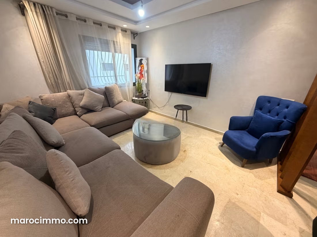 Furnished 2-Bedroom Apartment for Rent in La Gironde, Casablanca — Casablanca