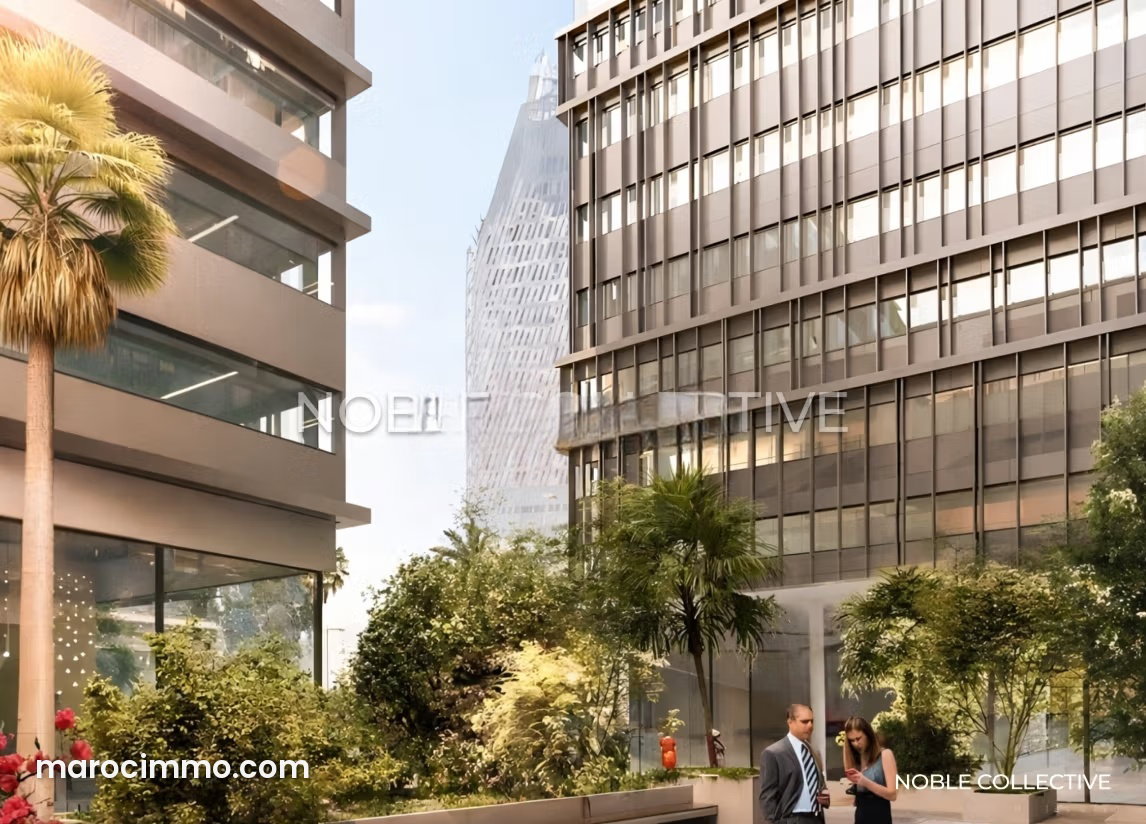 137 sqm Office in Casablanca Finance City, HQE-Certified Building — Casablanca