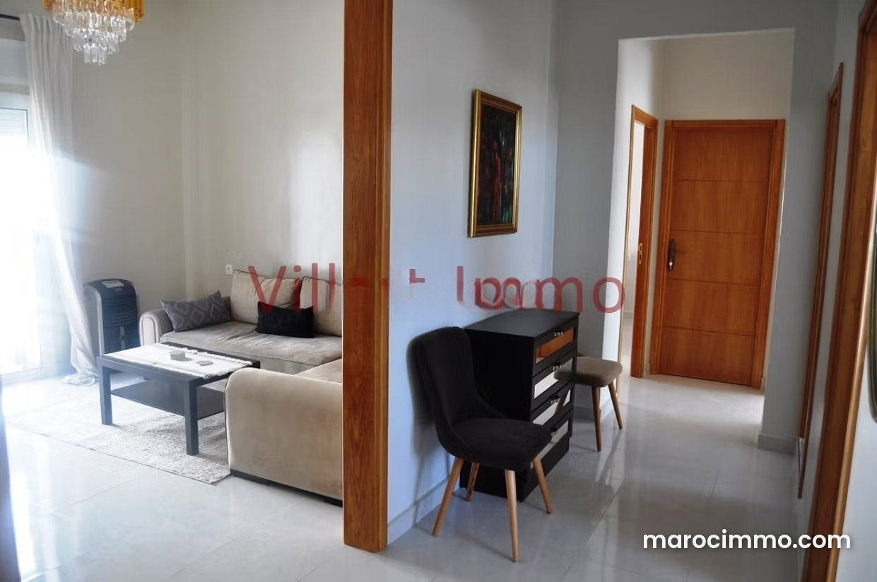 Furnished 85 m² Apartment, 2 Bedrooms, Terrace, Marchan, Tangier — Tangier
